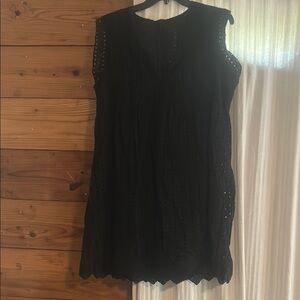 Elegant Black Lace Mini Dress